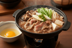 夕食｜国産牛すき焼き　※イメージ