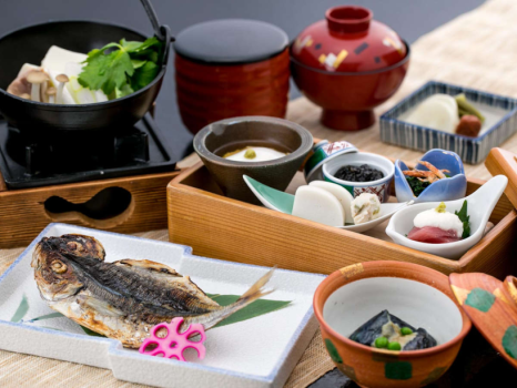 朝食にもこだわり、好評をいただいております