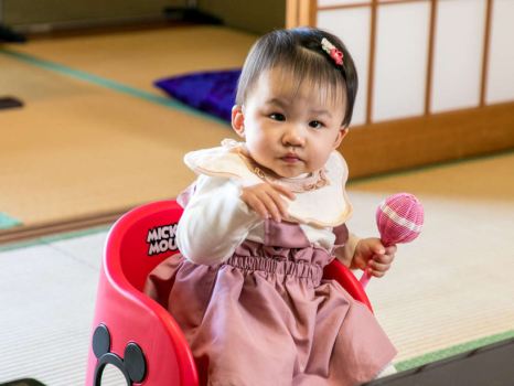 当館はお部屋食ですので、赤ちゃん連れでも安心宿泊