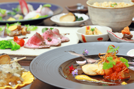 洗心お料理コース一例（春）