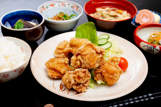 定食の一例です。