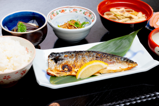 定食の一例です。
