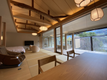 万葉の庭を望む露天風呂付大型和洋室「淡雪」(80㎡)