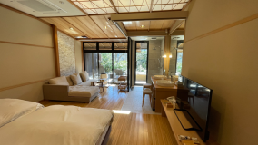 箱根外輪山を望む露天風呂付洋室「桜花」(50㎡)