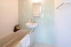 最新にリニューアルしたバスルーム