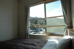 ワイルドシングル　榛名山　石段街を見渡せます