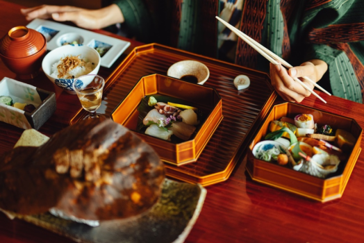 [Delicious small portions] Local fish sashimi & WAGYU(beef raised in Amakusa) [Breakfast] [Dinner]