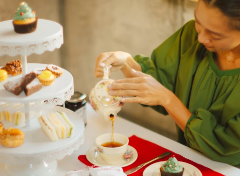 YUSU CAFEさんのクリスマスアフタヌーンティー