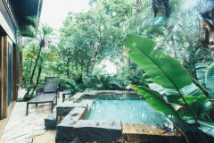 プレミアムＣ－５の露天風呂