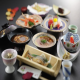 フォアグラ茶碗蒸しフカヒレ餡かけコース料理１例