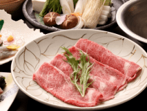 とろける上州牛のしゃぶしゃぶプラン　－地元野菜添え－