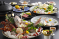 【当館人気No.1】の海幸三昧会席が冬季限定でアップグレード！
冬の高級食材！淡路３年とらふぐのてっさ・てっちり・雑炊が味わえる冬会席！
海幸三昧＆淡路３年とらふぐ会席