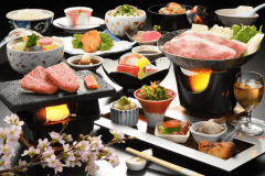 【料理一例】置賜豚豆乳鍋と季節のお料理