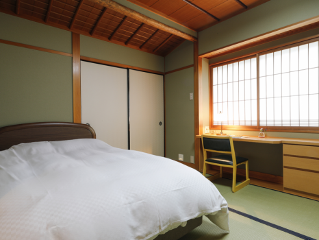 【和室6帖／景色指定なし】 畳＋ゆったりセミダブルベッド
