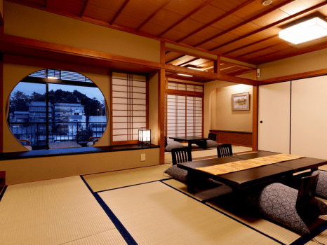 Japanese-style Room with 12 Tatami-Temple View