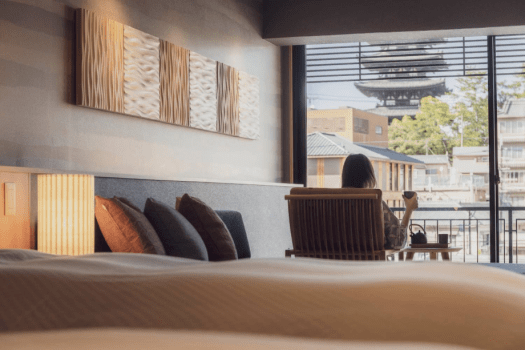 Deluxe Room with Private Bathroom-Temple View