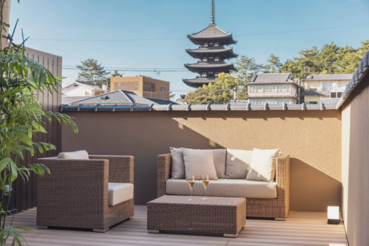 ■2023年リニューアル■【興福寺側／専用バルコニー付き客室】