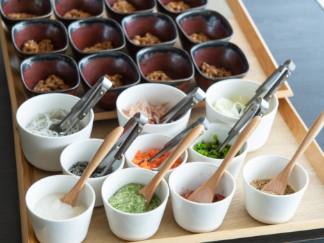 ～*ご朝食の納豆♪10種のトッピング*～