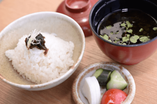 ～*茨城県産ゆめひたち米/自家製味噌の味噌汁/本日のまかないおかず*～