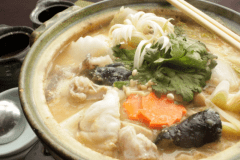 ～*ホテル伝承の肝味噌仕立ての『あんこう鍋』*～