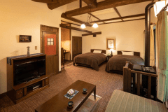 ソファー付き広々ツイン洋室／１４畳