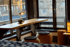 【日】温泉街を望む和洋室１０畳／ツインベッド