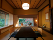 [Yamabuki] Garden view, en-suite with a free-flowing hot spring bath