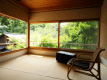 【撫子】和洋室　お庭側お眺め　源泉風呂付