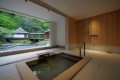 New Open[Hagoromo] Pond & noh stage view, en-suite with a Open air hot spring bath