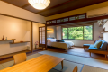 Superior Room with Tatami Area and Hot Spring Bath-Yuri