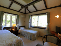 ツインルーム2面採光