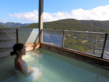 貸切展望露天/源泉かけ流し硫黄泉/芦ノ湖を一望
