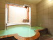 硫黄の香り漂う貸切の内湯