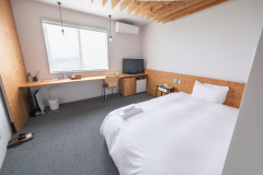 スタイリッシュでコンパクトなシングルルームです。