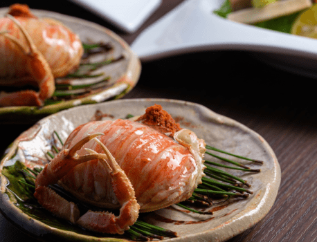 ～潮騒～職人技に舌鼓・湯がき立てを食す！5名様に1杯湯がきたて松葉蟹付き～