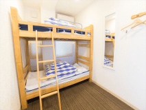 Basic Twin Room
Bunk bed private room for 1-2 people with shared bathroom.