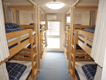 8 bed mixed room  ,  Private room for 7-8 people