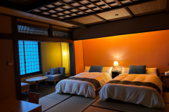 心地の良いローベッドルーム