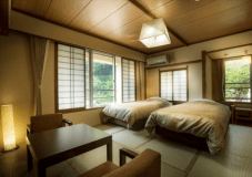 落ち着く和モダンなお部屋で、素敵な時間をお過ごしください。