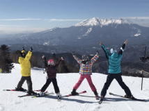 木曽福島スキー場から望む美しい木曽御嶽山！