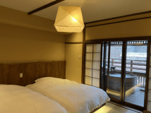 露天風呂付 ベッド和室　wifi完備