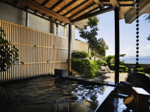 ■壷中庵スイート-観月-露天風呂■庭園から望む景色を眺めながらのんびりとお愉しみ下さい