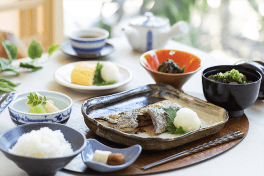 【朝食】［地産地消］‐身体よころぶ朝ごはん‐野菜ソムリエの女将が厳選した&ldquo;山口の恵み&rdquo;をたっぷりと