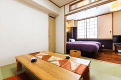 ■西館■［バリアフリー］‐和洋室‐　和の趣と洋室の機能性を兼ね備え、快適さを追求。