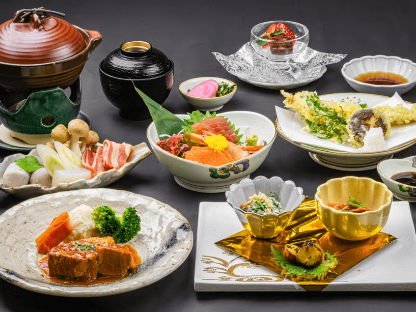 2026年1月2月【満喫プラン】《お献立一例》ボリューム満載！山形名物の「芋煮」他、料理長自慢の逸品をご用意しております♪