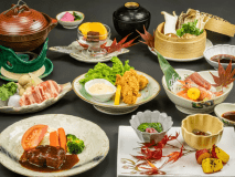 2025年11月12月【満喫プラン】《お献立一例》ボリューム満載！山形名物の「芋煮」他、料理長自慢の逸品をご用意しております♪