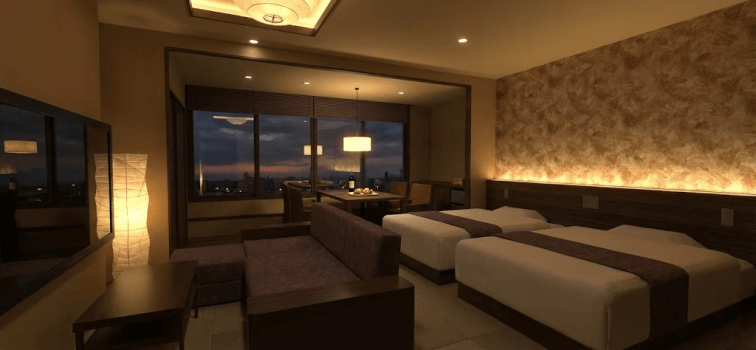 シャワーブース付き和モダン和洋室「薄紅-Usubeni-」※完成予想図