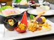 2025年9月10月《お献立の一例》旬菜♪鮟鱇友和え酢味噌掛け、秋刀魚小袖寿司、栗紅芋ほか
