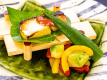 2026年5月6月《お献立一例》焼物：鰈トマト味噌焼　彩り野菜のマリネと一緒に♪