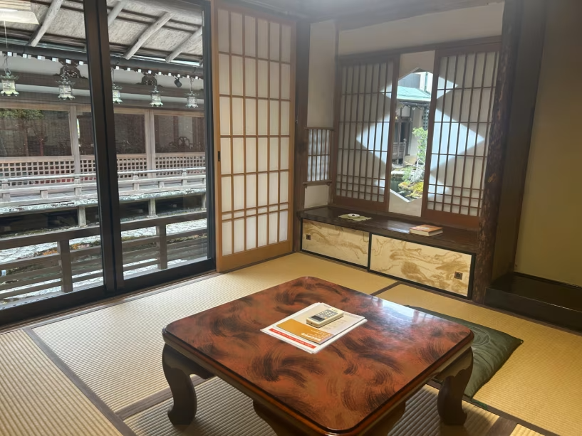 A Garden-View Room with Private Toilet and Shower (Grade-up Shojin Dinner)  One Guest Plan